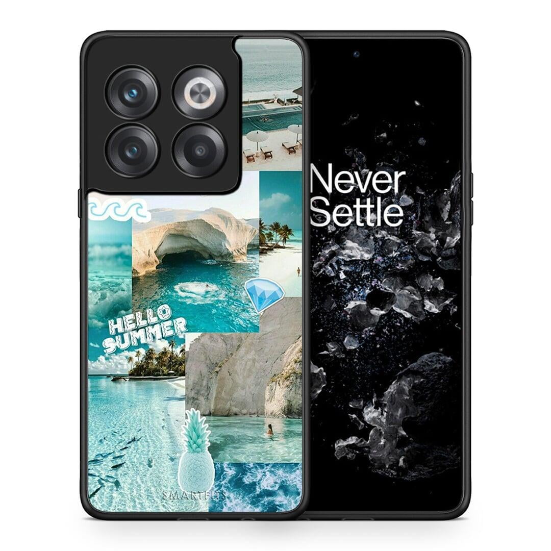 Θήκη OnePlus 10T Aesthetic Summer από τη Smartfits με σχέδιο στο πίσω μέρος και μαύρο περίβλημα | OnePlus 10T Aesthetic Summer case with colorful back and black bezels