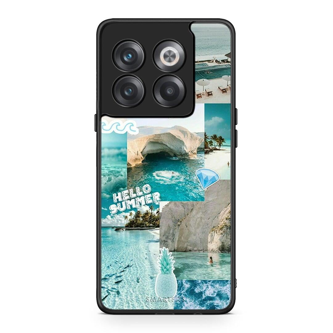 OnePlus 10T Aesthetic Summer Θήκη από τη Smartfits με σχέδιο στο πίσω μέρος και μαύρο περίβλημα | Smartphone case with colorful back and black bezels by Smartfits