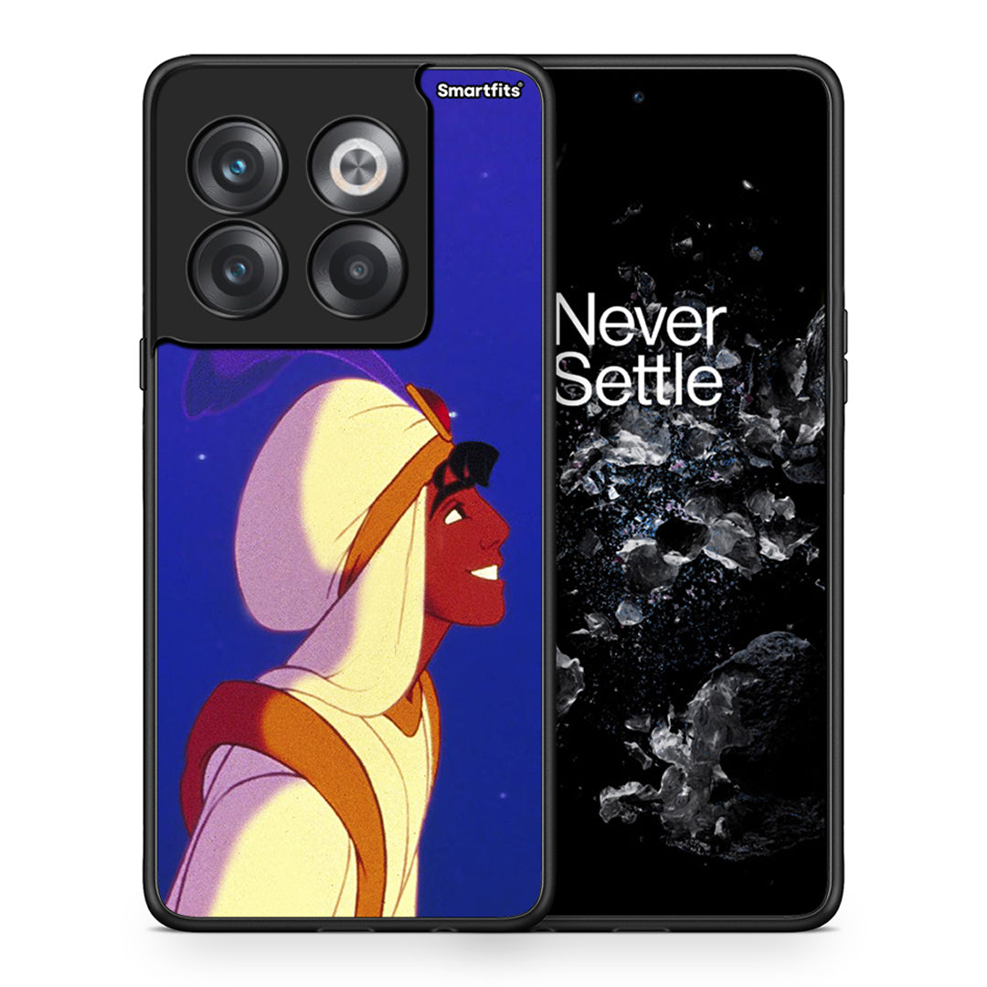 Θήκη OnePlus 10T Alladin And Jasmine Love 1 από τη Smartfits με σχέδιο στο πίσω μέρος και μαύρο περίβλημα | OnePlus 10T Alladin And Jasmine Love 1 case with colorful back and black bezels