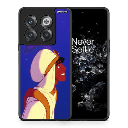 Θήκη OnePlus 10T Alladin And Jasmine Love 1 από τη Smartfits με σχέδιο στο πίσω μέρος και μαύρο περίβλημα | OnePlus 10T Alladin And Jasmine Love 1 case with colorful back and black bezels