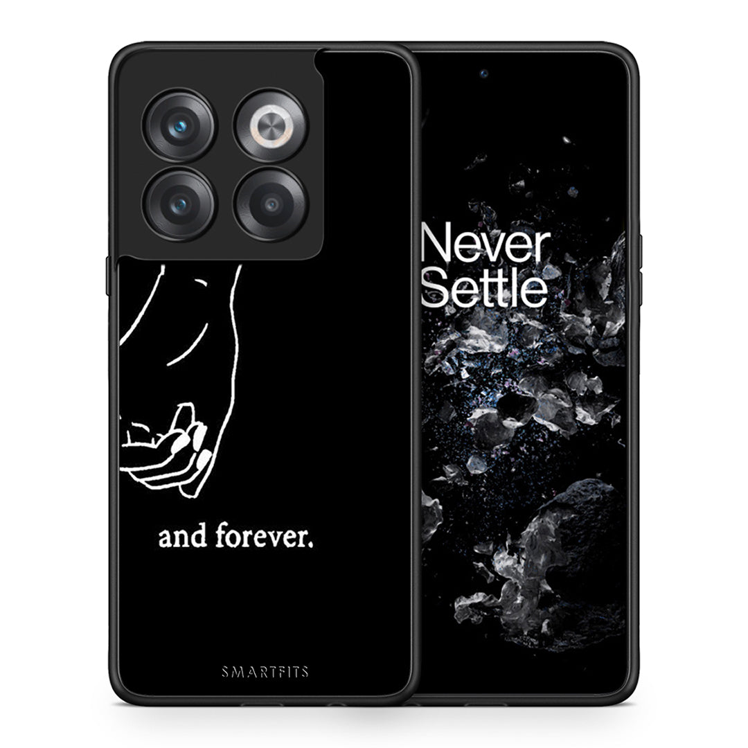 Θήκη Αγίου Βαλεντίνου OnePlus 10T Always & Forever 1 από τη Smartfits με σχέδιο στο πίσω μέρος και μαύρο περίβλημα | OnePlus 10T Always & Forever 1 case with colorful back and black bezels
