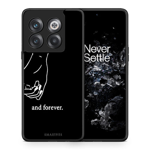 Θήκη Αγίου Βαλεντίνου OnePlus 10T Always & Forever 1 από τη Smartfits με σχέδιο στο πίσω μέρος και μαύρο περίβλημα | OnePlus 10T Always & Forever 1 case with colorful back and black bezels