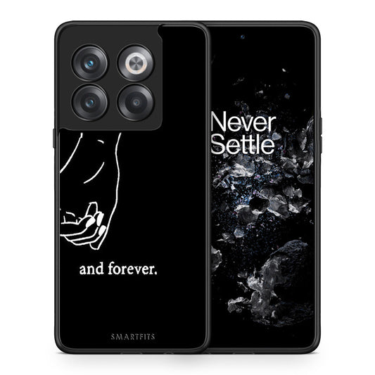 Θήκη Αγίου Βαλεντίνου OnePlus 10T Always & Forever 1 από τη Smartfits με σχέδιο στο πίσω μέρος και μαύρο περίβλημα | OnePlus 10T Always & Forever 1 case with colorful back and black bezels