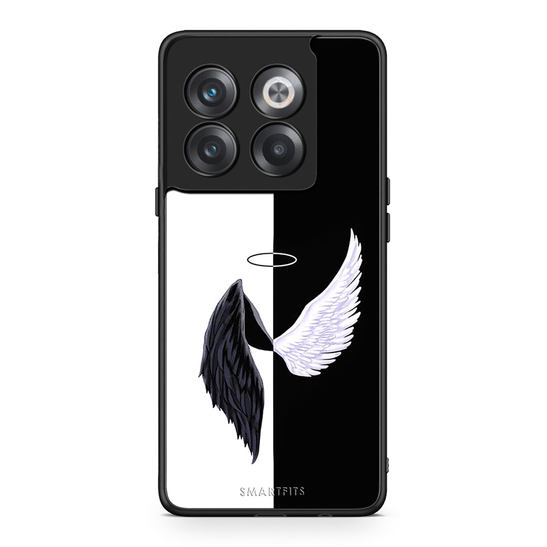 OnePlus 10T Angels Demons θήκη από τη Smartfits με σχέδιο στο πίσω μέρος και μαύρο περίβλημα | Smartphone case with colorful back and black bezels by Smartfits