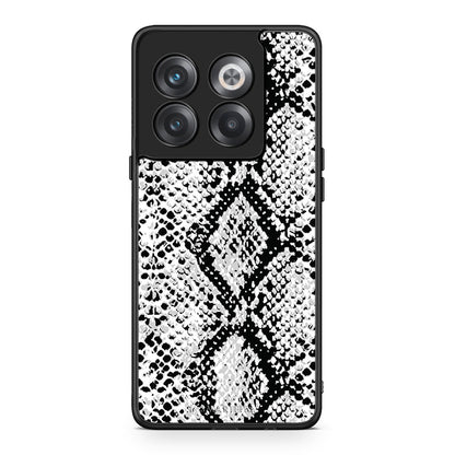 24 - OnePlus 10T White Snake Animal case, cover, bumper