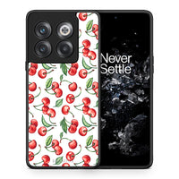Thumbnail for Θήκη OnePlus 10T Cherry Summer από τη Smartfits με σχέδιο στο πίσω μέρος και μαύρο περίβλημα | OnePlus 10T Cherry Summer case with colorful back and black bezels