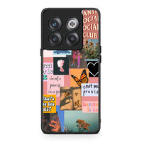 Thumbnail for OnePlus 10T Collage Bitchin Θήκη Αγίου Βαλεντίνου από τη Smartfits με σχέδιο στο πίσω μέρος και μαύρο περίβλημα | Smartphone case with colorful back and black bezels by Smartfits