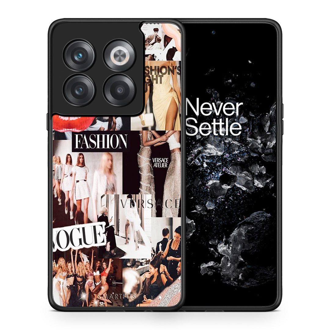 Θήκη Αγίου Βαλεντίνου OnePlus 10T Collage Fashion από τη Smartfits με σχέδιο στο πίσω μέρος και μαύρο περίβλημα | OnePlus 10T Collage Fashion case with colorful back and black bezels