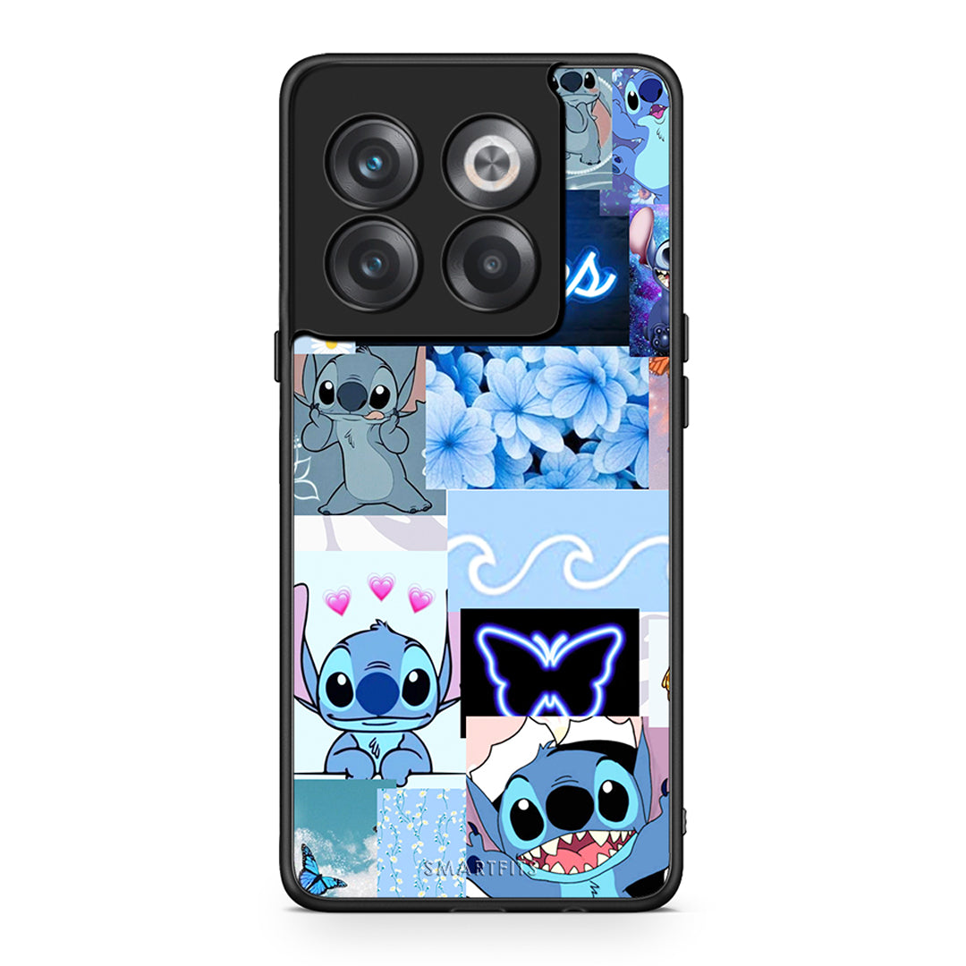 OnePlus 10T Collage Good Vibes Θήκη Αγίου Βαλεντίνου από τη Smartfits με σχέδιο στο πίσω μέρος και μαύρο περίβλημα | Smartphone case with colorful back and black bezels by Smartfits