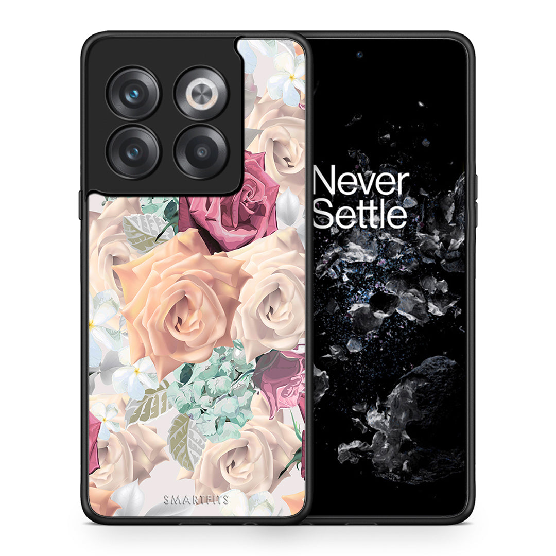 Θήκη OnePlus 10T Bouquet Floral από τη Smartfits με σχέδιο στο πίσω μέρος και μαύρο περίβλημα | OnePlus 10T Bouquet Floral case with colorful back and black bezels