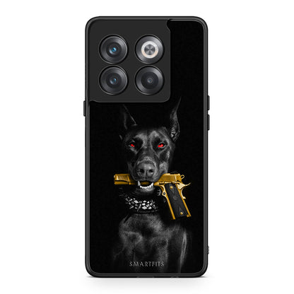 OnePlus 10T Golden Gun Θήκη Αγίου Βαλεντίνου από τη Smartfits με σχέδιο στο πίσω μέρος και μαύρο περίβλημα | Smartphone case with colorful back and black bezels by Smartfits