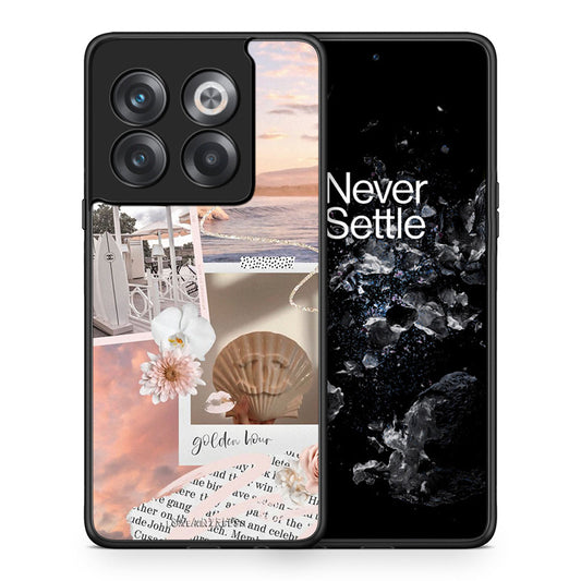 Θήκη Αγίου Βαλεντίνου OnePlus 10T Golden Hour από τη Smartfits με σχέδιο στο πίσω μέρος και μαύρο περίβλημα | OnePlus 10T Golden Hour case with colorful back and black bezels