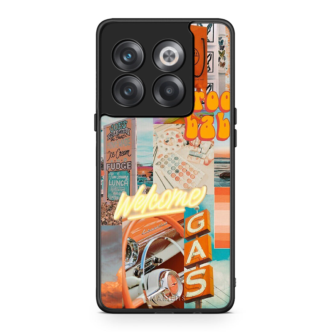 OnePlus 10T Groovy Babe Θήκη Αγίου Βαλεντίνου από τη Smartfits με σχέδιο στο πίσω μέρος και μαύρο περίβλημα | Smartphone case with colorful back and black bezels by Smartfits