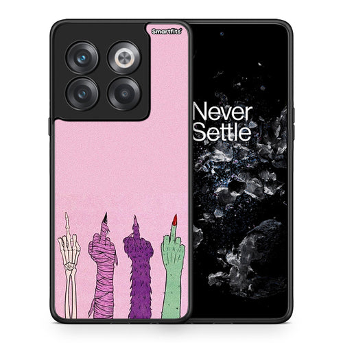 Θήκη OnePlus 10T Halloween Be A Lady από τη Smartfits με σχέδιο στο πίσω μέρος και μαύρο περίβλημα | OnePlus 10T Halloween Be A Lady case with colorful back and black bezels