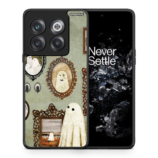 Θήκη OnePlus 10T Halloween Ghost Season από τη Smartfits με σχέδιο στο πίσω μέρος και μαύρο περίβλημα | OnePlus 10T Halloween Ghost Season case with colorful back and black bezels