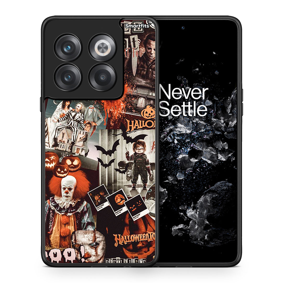 Θήκη OnePlus 10T Halloween Spooky Season από τη Smartfits με σχέδιο στο πίσω μέρος και μαύρο περίβλημα | OnePlus 10T Halloween Spooky Season case with colorful back and black bezels