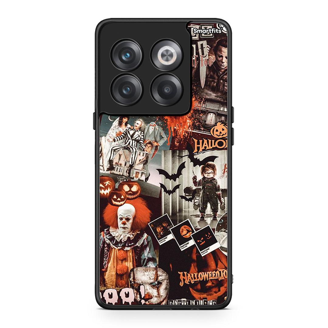 OnePlus 10T Halloween Spooky Season θήκη από τη Smartfits με σχέδιο στο πίσω μέρος και μαύρο περίβλημα | Smartphone case with colorful back and black bezels by Smartfits