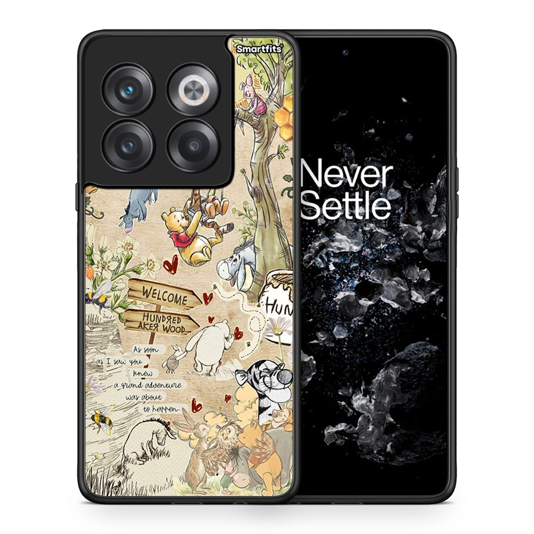 Θήκη OnePlus 10T Happy Friends από τη Smartfits με σχέδιο στο πίσω μέρος και μαύρο περίβλημα | OnePlus 10T Happy Friends case with colorful back and black bezels