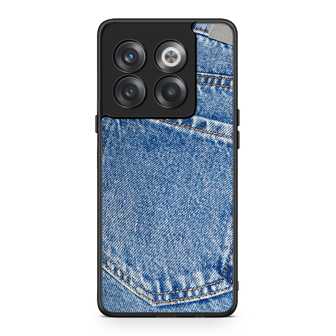 OnePlus 10T Jeans Pocket θήκη από τη Smartfits με σχέδιο στο πίσω μέρος και μαύρο περίβλημα | Smartphone case with colorful back and black bezels by Smartfits