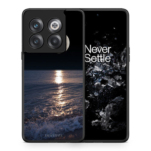 Θήκη OnePlus 10T Moon Landscape από τη Smartfits με σχέδιο στο πίσω μέρος και μαύρο περίβλημα | OnePlus 10T Moon Landscape case with colorful back and black bezels