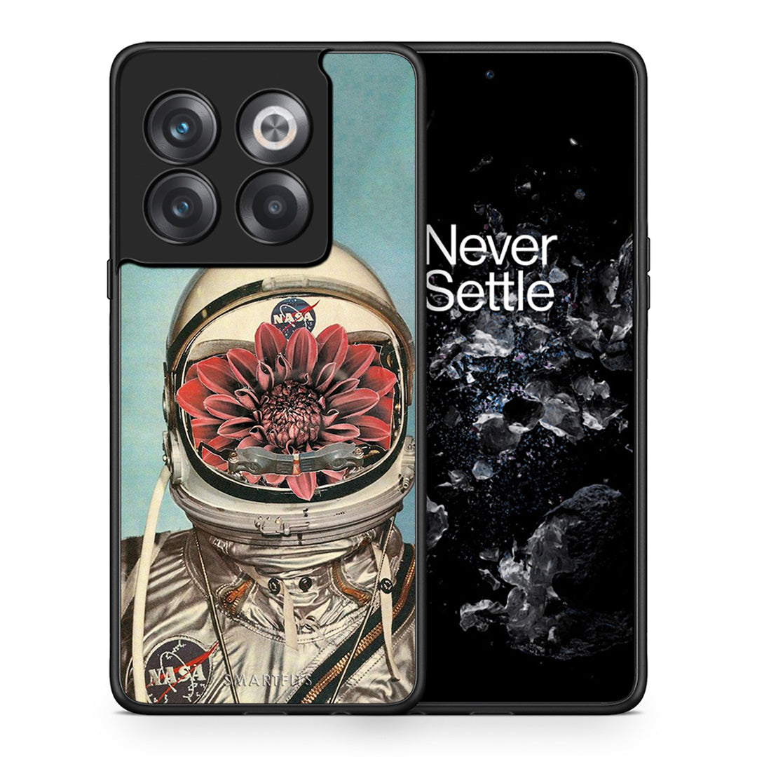 Θήκη OnePlus 10T Nasa Bloom από τη Smartfits με σχέδιο στο πίσω μέρος και μαύρο περίβλημα | OnePlus 10T Nasa Bloom case with colorful back and black bezels