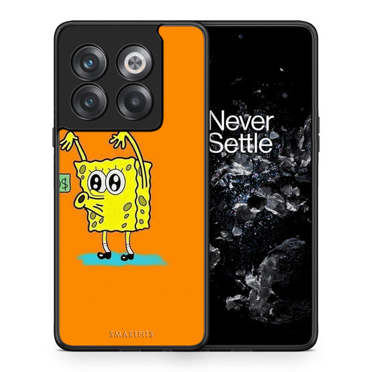 Θήκη Αγίου Βαλεντίνου OnePlus 10T No Money 2 από τη Smartfits με σχέδιο στο πίσω μέρος και μαύρο περίβλημα | OnePlus 10T No Money 2 case with colorful back and black bezels