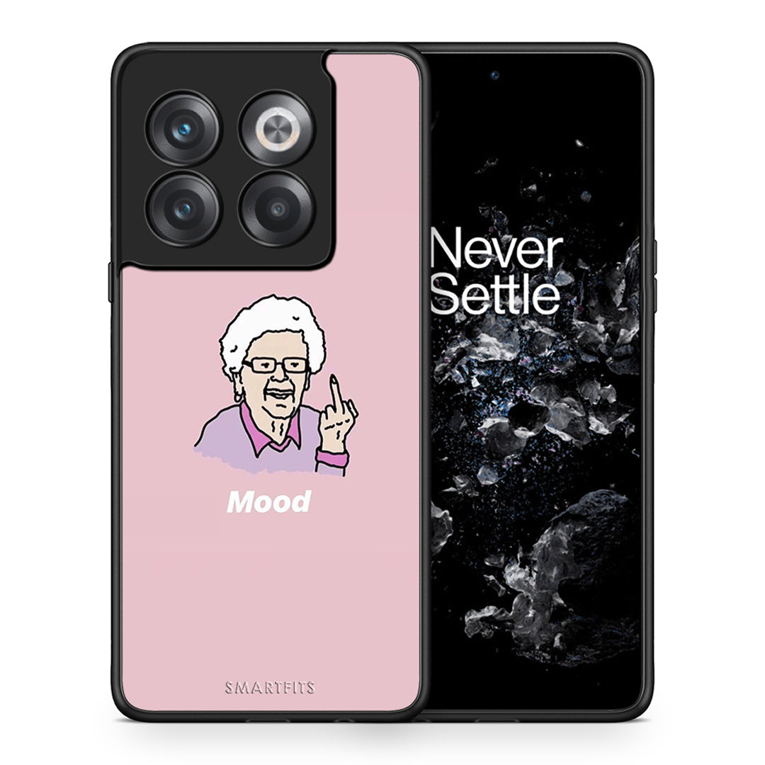 Θήκη OnePlus 10T Mood PopArt από τη Smartfits με σχέδιο στο πίσω μέρος και μαύρο περίβλημα | OnePlus 10T Mood PopArt case with colorful back and black bezels