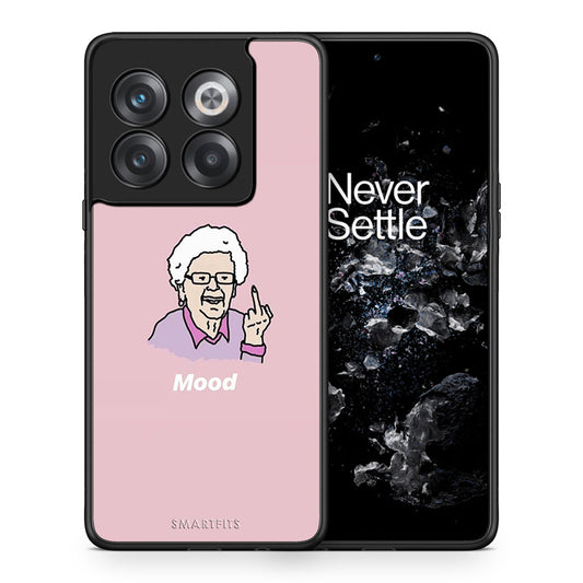 Θήκη OnePlus 10T Mood PopArt από τη Smartfits με σχέδιο στο πίσω μέρος και μαύρο περίβλημα | OnePlus 10T Mood PopArt case with colorful back and black bezels