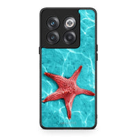 Thumbnail for OnePlus 10T Red Starfish Θήκη από τη Smartfits με σχέδιο στο πίσω μέρος και μαύρο περίβλημα | Smartphone case with colorful back and black bezels by Smartfits