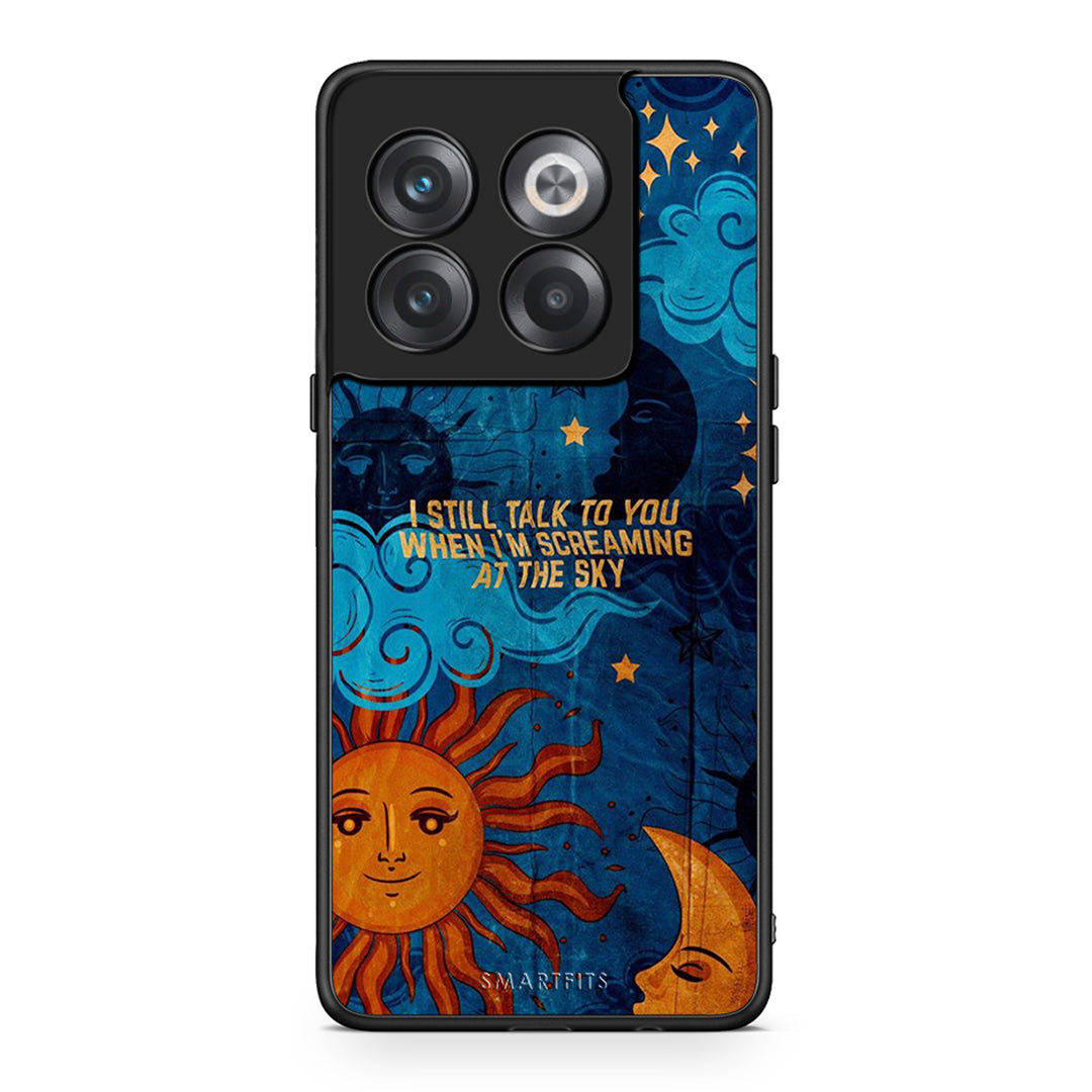 OnePlus 10T Screaming Sky θήκη από τη Smartfits με σχέδιο στο πίσω μέρος και μαύρο περίβλημα | Smartphone case with colorful back and black bezels by Smartfits