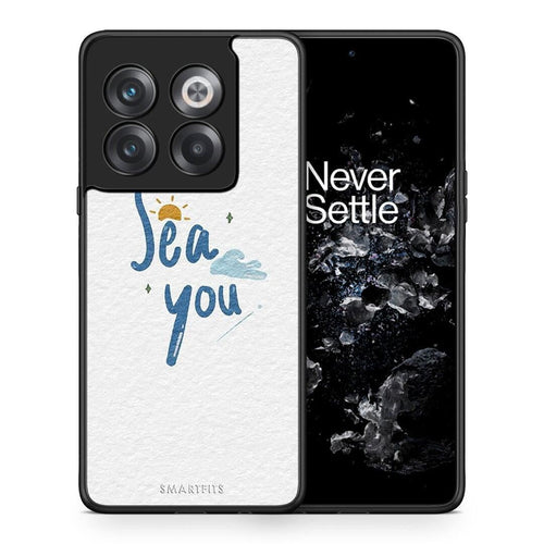Θήκη OnePlus 10T Sea You από τη Smartfits με σχέδιο στο πίσω μέρος και μαύρο περίβλημα | OnePlus 10T Sea You case with colorful back and black bezels
