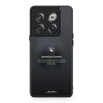 OnePlus 10T Sensitive Content θήκη από τη Smartfits με σχέδιο στο πίσω μέρος και μαύρο περίβλημα | Smartphone case with colorful back and black bezels by Smartfits