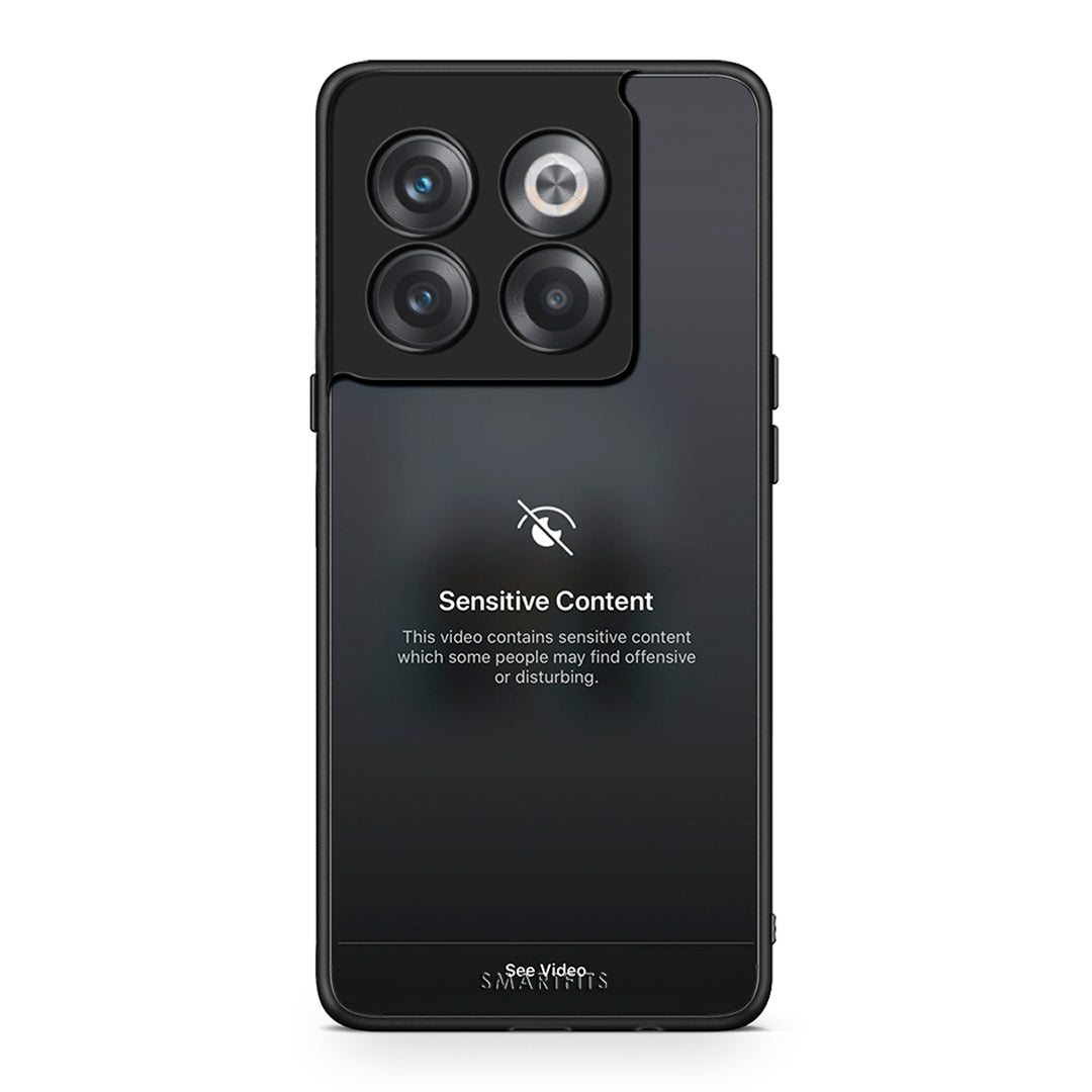 OnePlus 10T Sensitive Content θήκη από τη Smartfits με σχέδιο στο πίσω μέρος και μαύρο περίβλημα | Smartphone case with colorful back and black bezels by Smartfits