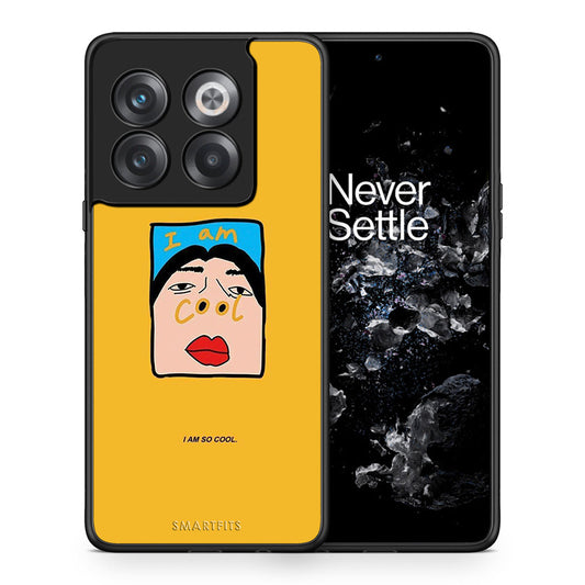 Θήκη Αγίου Βαλεντίνου OnePlus 10T So Cool από τη Smartfits με σχέδιο στο πίσω μέρος και μαύρο περίβλημα | OnePlus 10T So Cool case with colorful back and black bezels