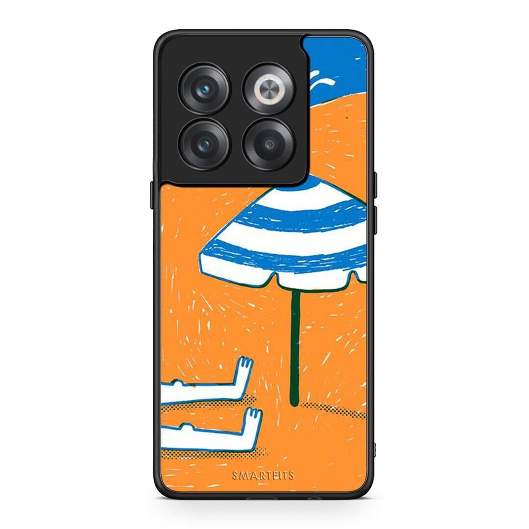 OnePlus 10T Summering Θήκη από τη Smartfits με σχέδιο στο πίσω μέρος και μαύρο περίβλημα | Smartphone case with colorful back and black bezels by Smartfits