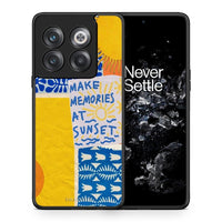 Thumbnail for Θήκη OnePlus 10T Sunset Memories από τη Smartfits με σχέδιο στο πίσω μέρος και μαύρο περίβλημα | OnePlus 10T Sunset Memories case with colorful back and black bezels