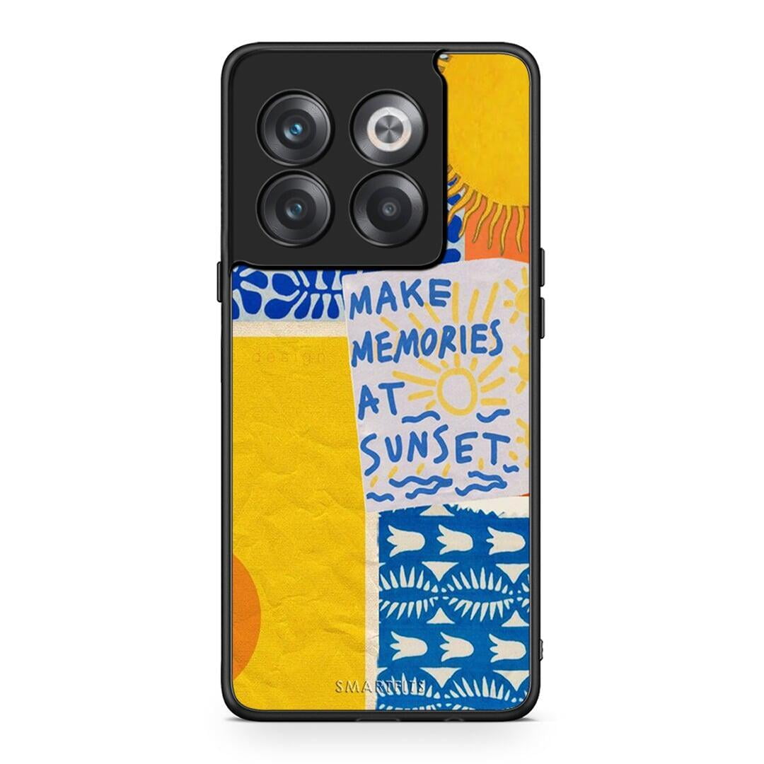 OnePlus 10T Sunset Memories Θήκη από τη Smartfits με σχέδιο στο πίσω μέρος και μαύρο περίβλημα | Smartphone case with colorful back and black bezels by Smartfits