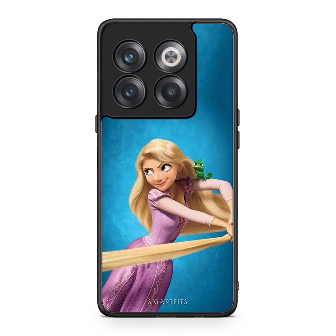 OnePlus 10T Tangled 2 Θήκη Αγίου Βαλεντίνου από τη Smartfits με σχέδιο στο πίσω μέρος και μαύρο περίβλημα | Smartphone case with colorful back and black bezels by Smartfits