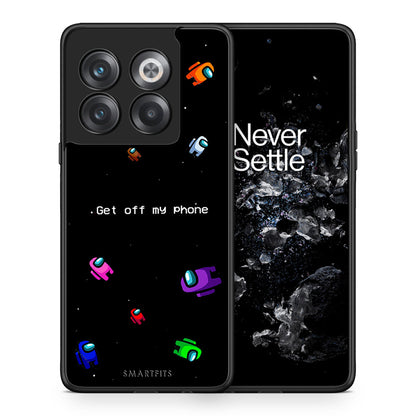 Θήκη OnePlus 10T AFK Text από τη Smartfits με σχέδιο στο πίσω μέρος και μαύρο περίβλημα | OnePlus 10T AFK Text case with colorful back and black bezels