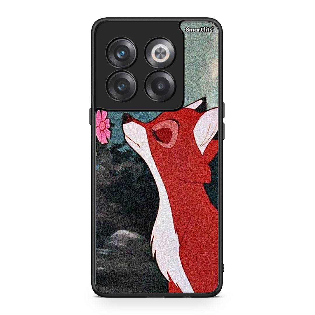 OnePlus 10T Tod And Vixey Love 2 θήκη από τη Smartfits με σχέδιο στο πίσω μέρος και μαύρο περίβλημα | Smartphone case with colorful back and black bezels by Smartfits