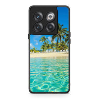 Thumbnail for OnePlus 10T Tropical Vibes Θήκη από τη Smartfits με σχέδιο στο πίσω μέρος και μαύρο περίβλημα | Smartphone case with colorful back and black bezels by Smartfits