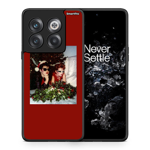 Θήκη OnePlus 10T Waiting For Xmas από τη Smartfits με σχέδιο στο πίσω μέρος και μαύρο περίβλημα | OnePlus 10T Waiting For Xmas case with colorful back and black bezels