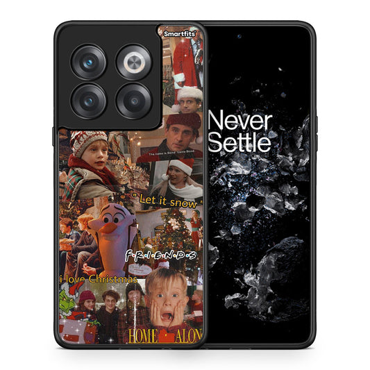 Θήκη OnePlus 10T Xmas Wishes από τη Smartfits με σχέδιο στο πίσω μέρος και μαύρο περίβλημα | OnePlus 10T Xmas Wishes case with colorful back and black bezels