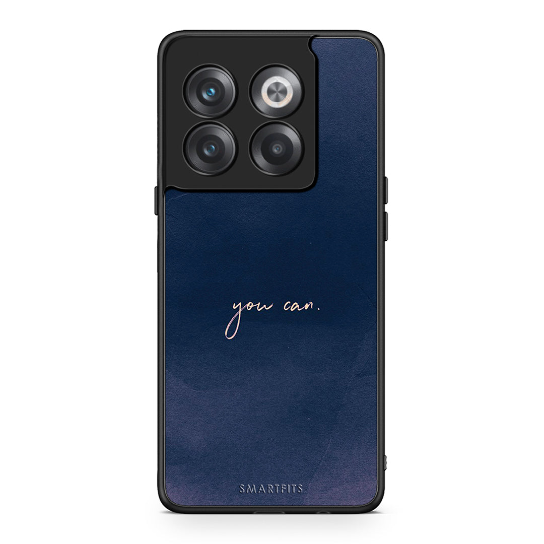 OnePlus 10T You Can θήκη από τη Smartfits με σχέδιο στο πίσω μέρος και μαύρο περίβλημα | Smartphone case with colorful back and black bezels by Smartfits