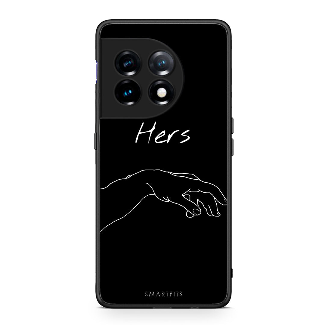 Θήκη OnePlus 11 5G Aesthetic Love 1 από τη Smartfits με σχέδιο στο πίσω μέρος και μαύρο περίβλημα | OnePlus 11 5G Aesthetic Love 1 Case with Colorful Back and Black Bezels