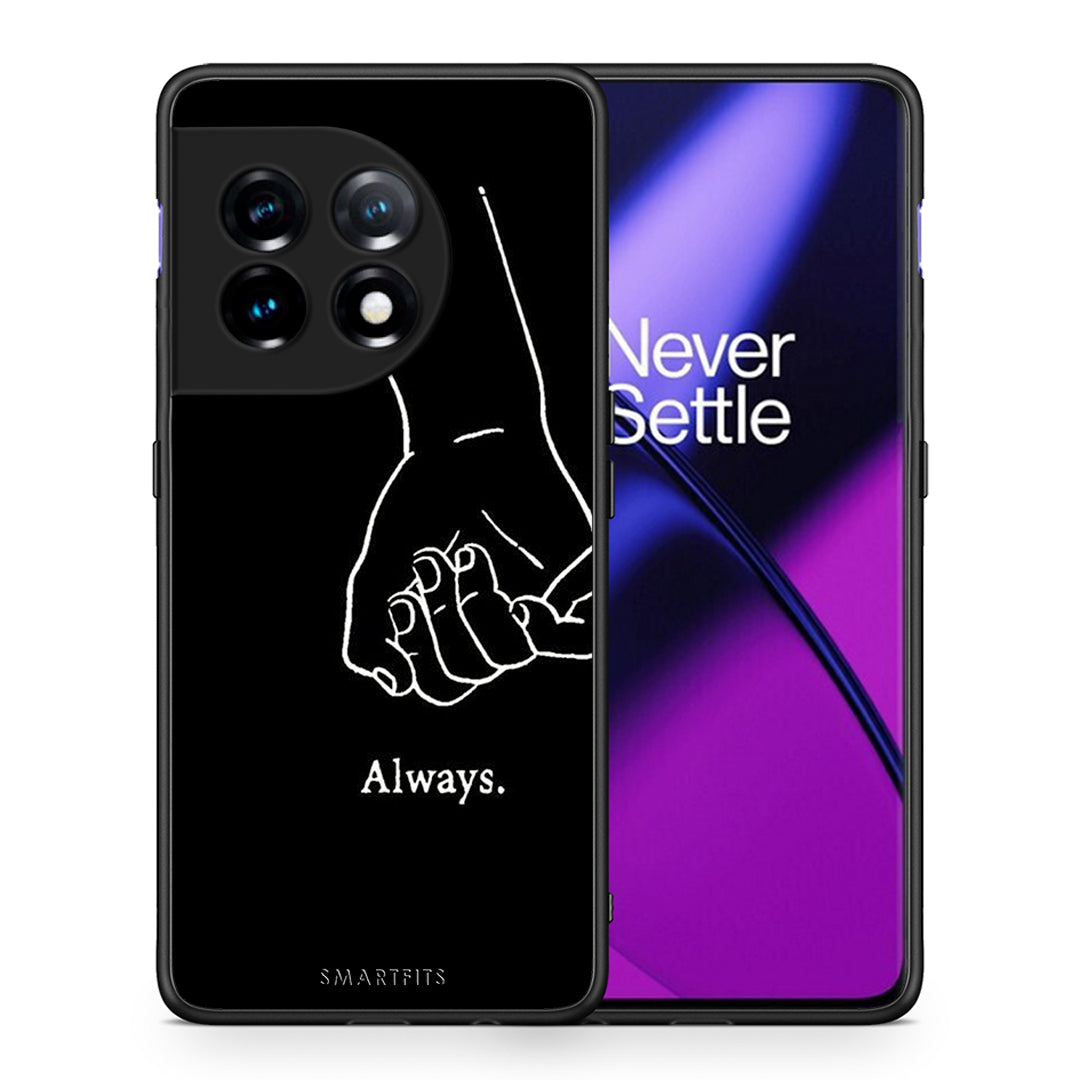 Θήκη OnePlus 11 5G Always & Forever 1 από τη Smartfits με σχέδιο στο πίσω μέρος και μαύρο περίβλημα | OnePlus 11 5G Always & Forever 1 Case with Colorful Back and Black Bezels