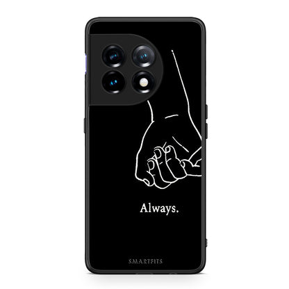 Θήκη OnePlus 11R / ACE 2 5G Always & Forever 1 από τη Smartfits με σχέδιο στο πίσω μέρος και μαύρο περίβλημα | OnePlus 11R / ACE 2 5G Always & Forever 1 Case with Colorful Back and Black Bezels