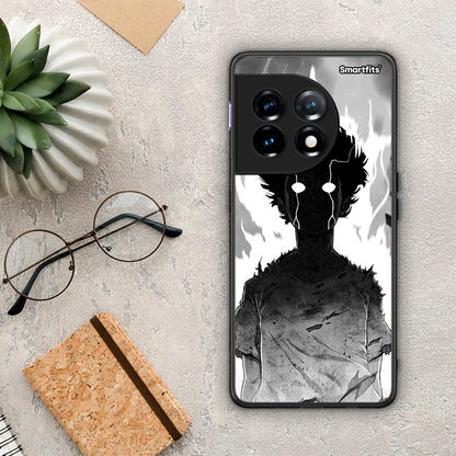 Θήκη OnePlus 11 5G Anime Boy από τη Smartfits με σχέδιο στο πίσω μέρος και μαύρο περίβλημα | OnePlus 11 5G Anime Boy Case with Colorful Back and Black Bezels