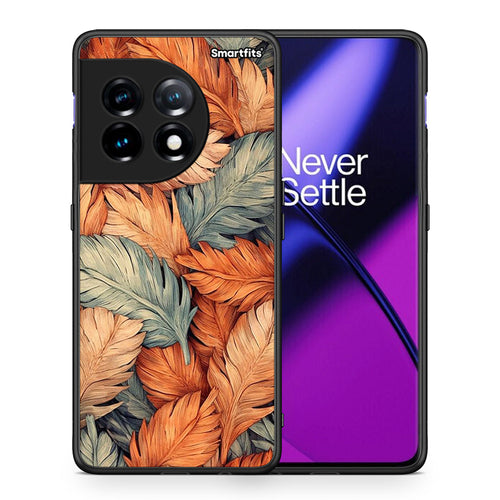 Θήκη OnePlus 11R / ACE 2 5G Autumn Leaves από τη Smartfits με σχέδιο στο πίσω μέρος και μαύρο περίβλημα | OnePlus 11R / ACE 2 5G Autumn Leaves Case with Colorful Back and Black Bezels