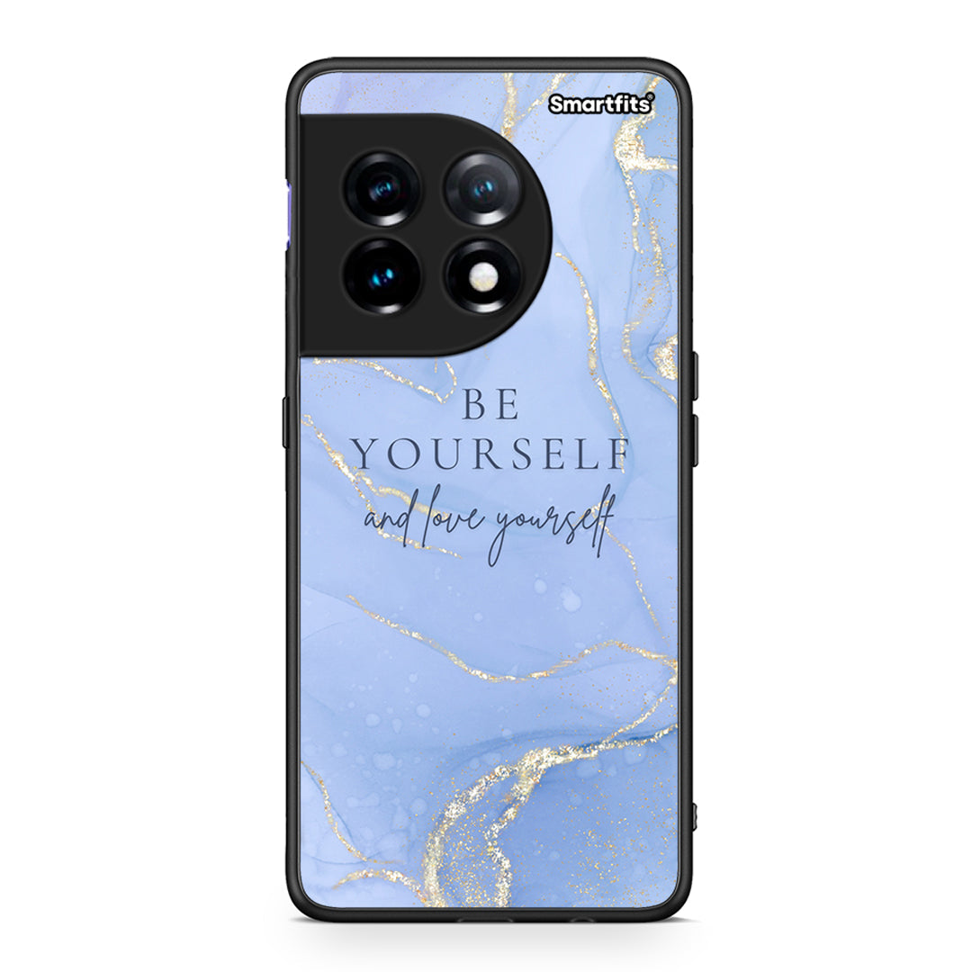 Θήκη OnePlus 11R / ACE 2 5G Be Yourself από τη Smartfits με σχέδιο στο πίσω μέρος και μαύρο περίβλημα | OnePlus 11R / ACE 2 5G Be Yourself Case with Colorful Back and Black Bezels